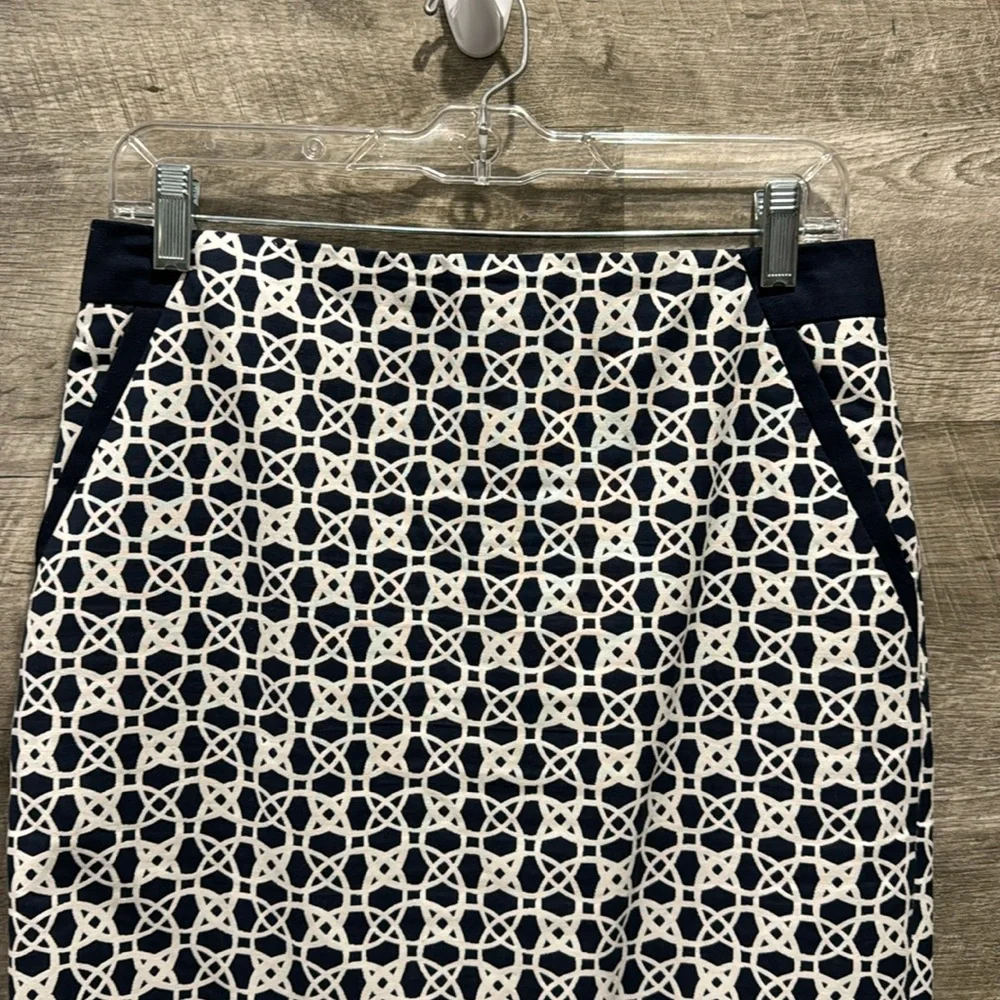 The Limited printed lined Skirt with Pockets, back zipper & Slit. - Picture 2 of 7